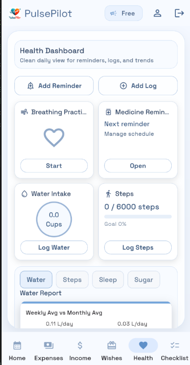 PulsePilot Notes
